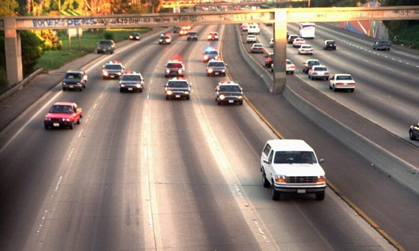 June 17, O.J. Simpson charged with murder following highway chase
