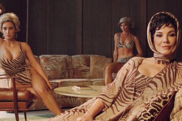 Kris Jenner Joins Kim Kardashian in Glam Skims Swim Ad