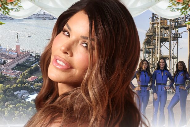 Lauren Sanchez Bezos Reveals Her ‘Something Blue’ Is a Blue Origin Keepsake