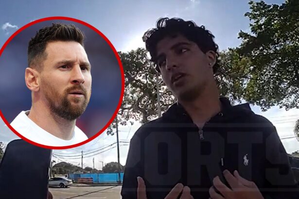 Lionel Messi Fan Chastised By Cop After Rushing Soccer Star