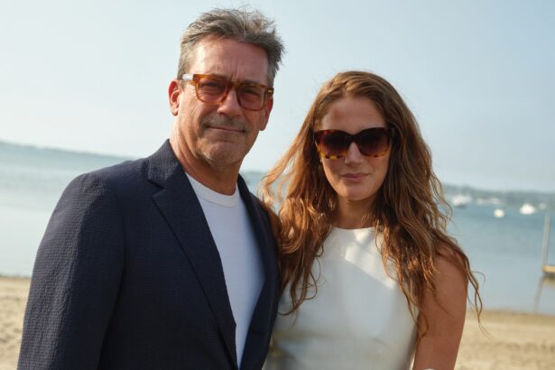 Greige on the Beach: Jon Hamm and Alexandra Daddario Join Loro Piana’s Montauk Cocktail