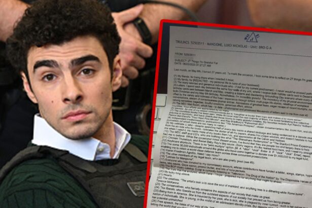 Luigi Mangione Reflects on 27 Things He’s Grateful for After 27th Birthday