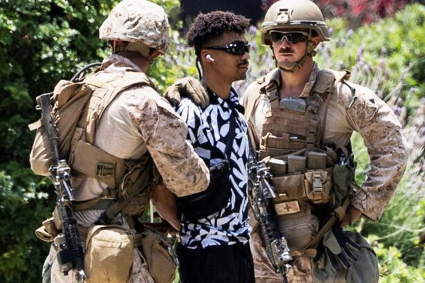 Marines Carry Out First Known Detention Of Civilian In LA ICE Protests