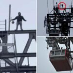 Masked daredevil who climbed atop Roosevelt Island tram is charged in reckless stunt