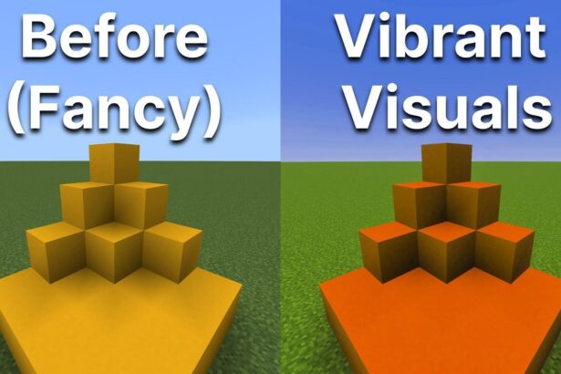 Minecraft fans are annoyed by the yellow tint of Vibrant Visuals
