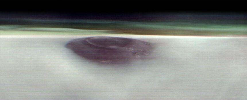NASA Satellite Glimpses Giant Volcano Peeking Above The Clouds of Mars : ScienceAlert