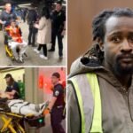 NYC maniac accused of stabbing 2 on train is locked up on high bail