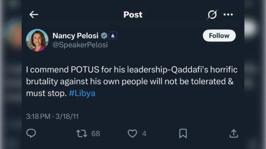 Nancy Pelosi Spits Bile at Trump After He Bombs Iranian Nuclear Sites – But Forgets What She Said When Obama Was Bombing Libya |