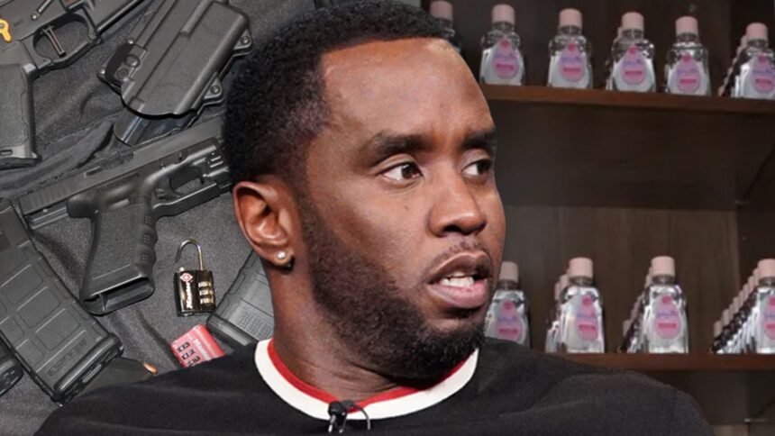 New Diddy Trial Exhibits Show Cache of Guns, Ammo & Drugs From L.A. Raid