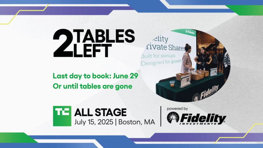 Only 2 exhibitor tables up for grabs at TC All Stage — Claim by June 29