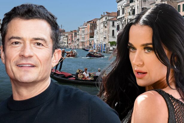 Orlando Bloom Appears to Cozy Up With Mystery Woman in Venice Water Taxi