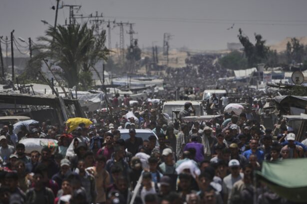 Palestinians say at least five people killed by Israeli gunfire near Gaza aid centers : NPR