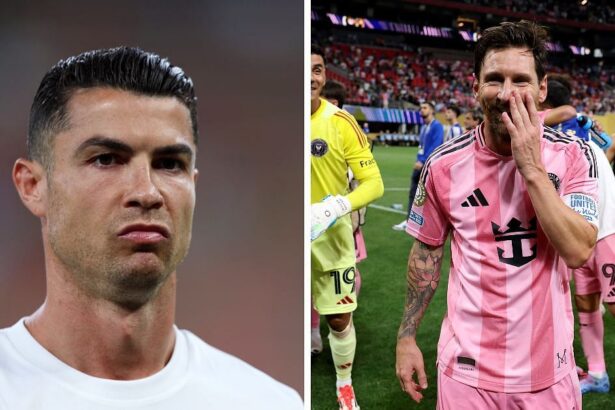 Palmeiras defender who vowed to celebrate like Cristiano Ronaldo infront of Lionel Messi ironically gets injured as Inter Miami score