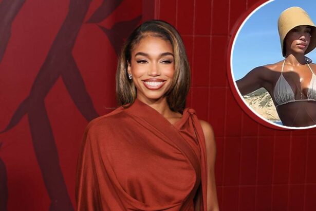 Playboy Model Lori Harvey’s Summer-Ready Shimmery Bikini Look