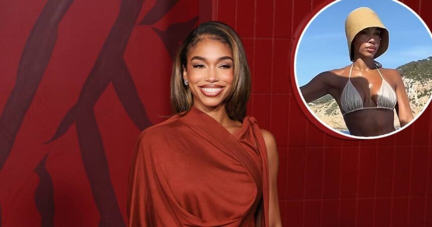 Playboy Model Lori Harvey’s Summer-Ready Shimmery Bikini Look