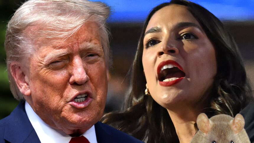 President Trump Dubs AOC a Rodent During Brutal Exchange on Social Media