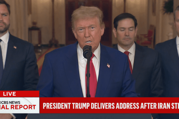 President Trump Warns Iran in Live Address to Nation on Airstrikes