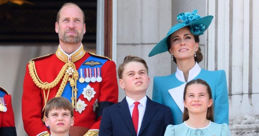 Prince William Family Photo After Trooping the Colour 2025