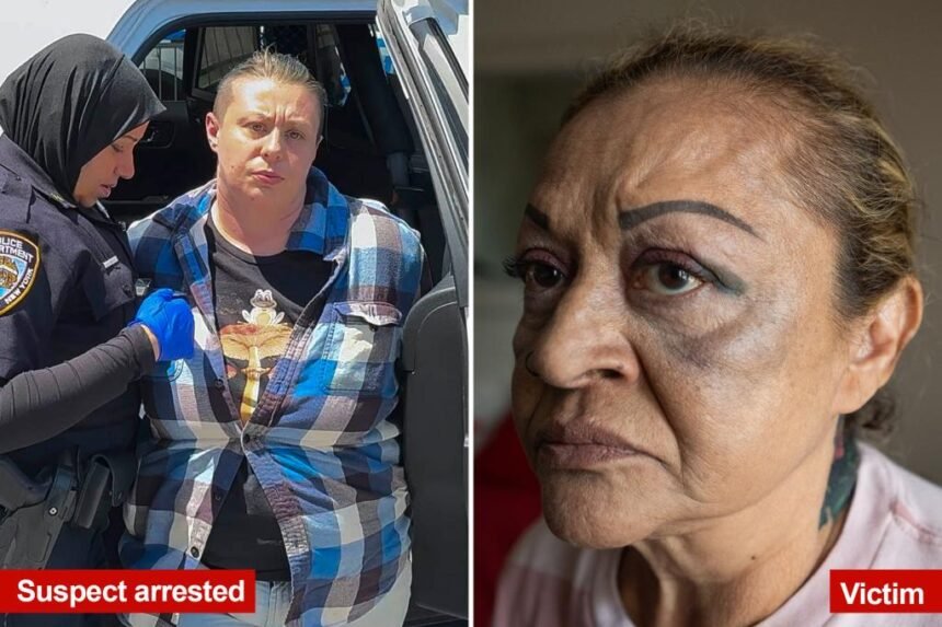 Queens great-grandma beaten by unhinged woman on NYC subway train can’t shake feeling attacker is still ‘behind’ her