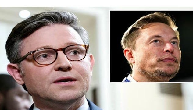 Republicans Are At Each Other’s Throats As Elon Musk And Mike Johnson Go To War Over Big Beautiful Bill