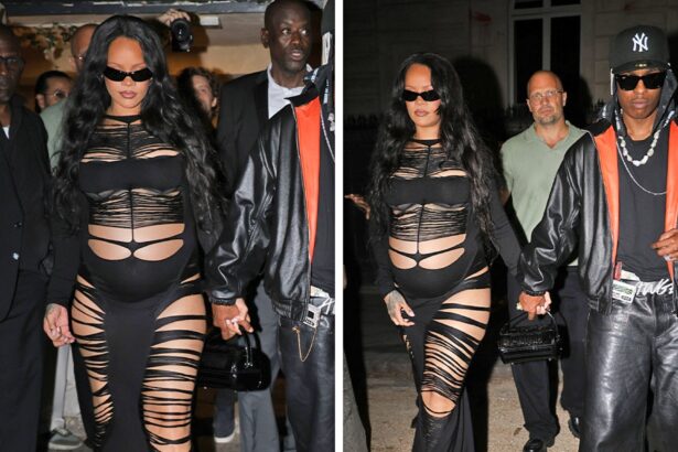 Rihanna and A$AP Rocky Bring Son Riot to Runway Show, Then Go Clubbing