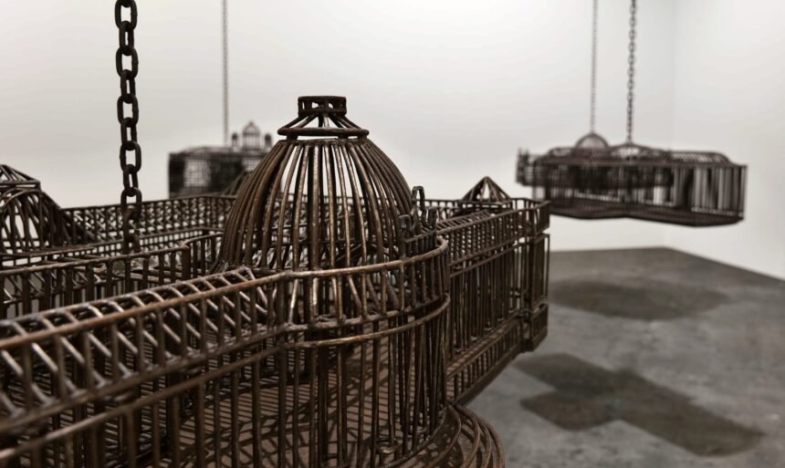 Roméo Mivekannin’s Cage-Like Sculptures of Museums Reframe the Colonial Past — Colossal