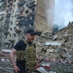 Russia pummels Kyiv with drones and missiles : NPR