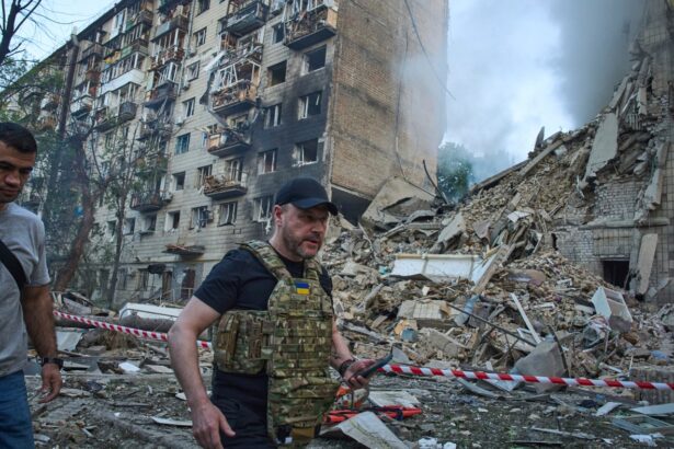 Russia pummels Kyiv with drones and missiles : NPR