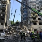 Russian missile and drone attack kills at least 14 in Kyiv