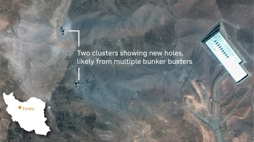 Satellites show damage to Iran’s nuclear program, but experts say it’s not destroyed : NPR