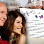 See Jeff Bezos and Lauren Sanchez’s Wedding Invitation