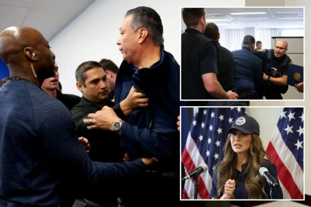 Sen. Alex Padilla cuffed, forced out after interrupting DHS Sec Kristi Noem’s LA riots presser