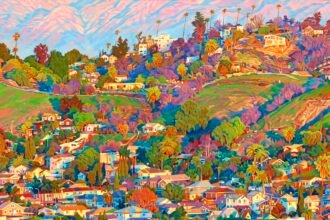 Seth Armstrong Sets the Hills of Los Angeles Aglow in Vibrant Oil Paintings — Colossal