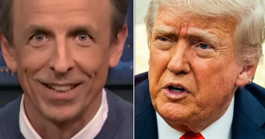 Seth Meyers Points Out Trump’s Hilarious Struggle With X-Rated Word