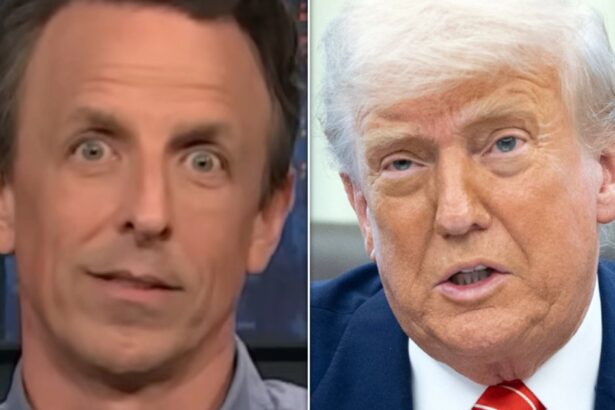 Seth Meyers Shreds Trump’s ’Les Misérables’ Visit With A Show-Stopping Punch Line