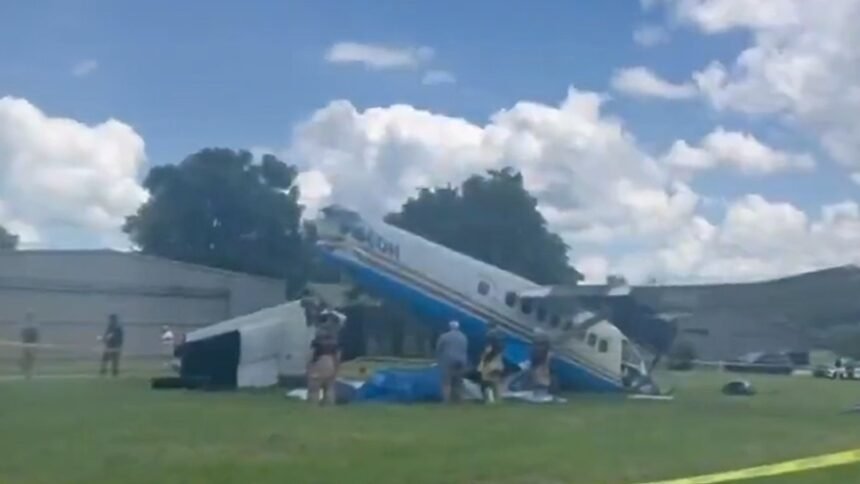 Skydiving Plane Crashes in Tennessee, Wreckage Scattered, Victims Critical