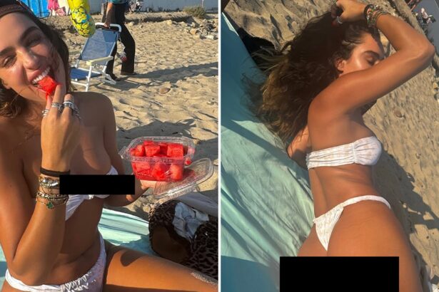 Sommer Ray’s Beach Picnic, Nothin’ but Toasty Buns and Watermelon!