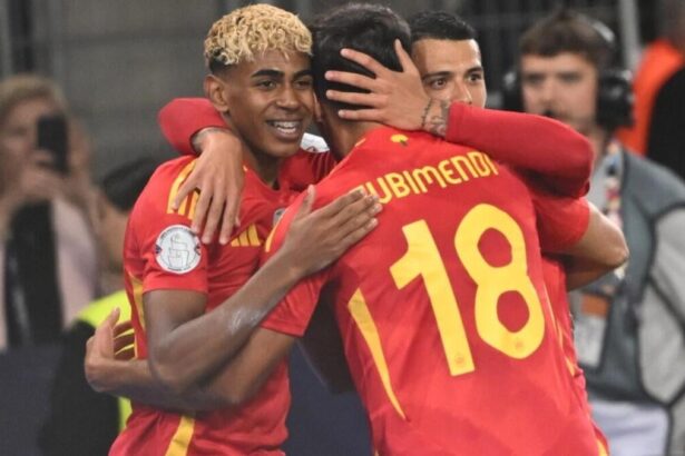 Spain advance to UEFA Nations League final after wild nine-goal battle with Kylian Mbappe’s France