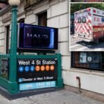 Stabbing suspect on loose after man attacked in NYC subway