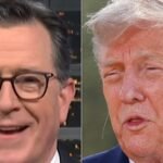 Stephen Colbert Spots Awkward Moment Between Trump And Melania