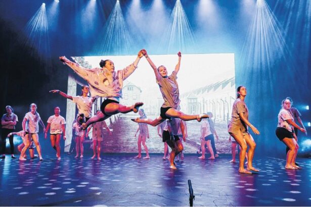 Students leave hearts on stage