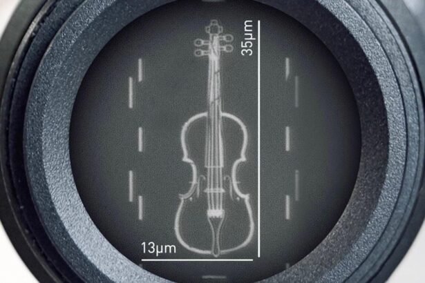 The world’s smallest violin is thinner than a human hair