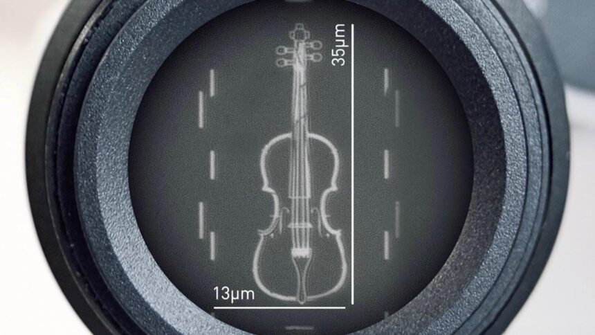 The world’s smallest violin is thinner than a human hair