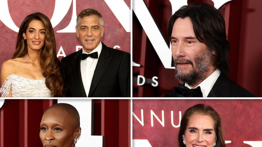 Tony Awards 2025, Cynthia, Keanu, The Clooneys & More Hit The Red Carpet