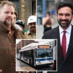 Transit Union boss touts Mamdani free bus fare plan at campaign rally