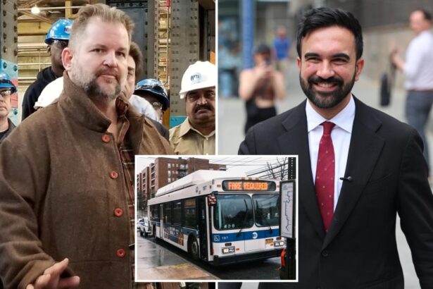 Transit Union boss touts Mamdani free bus fare plan at campaign rally