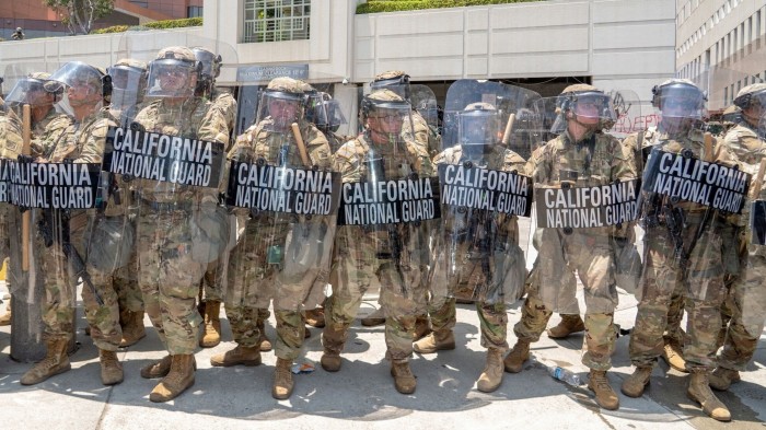 Trump is provoking LA to fire up his base