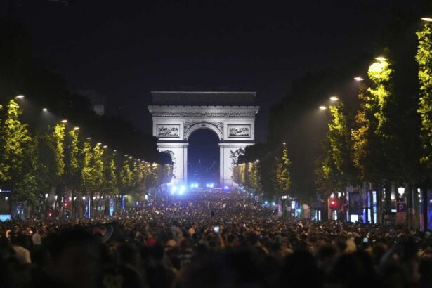 Two dead and hundreds arrested in France after PSG win soccer Champions League : NPR