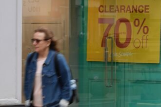 UK inflation eases by less than anticipated ahead of Bank of England rate decision
