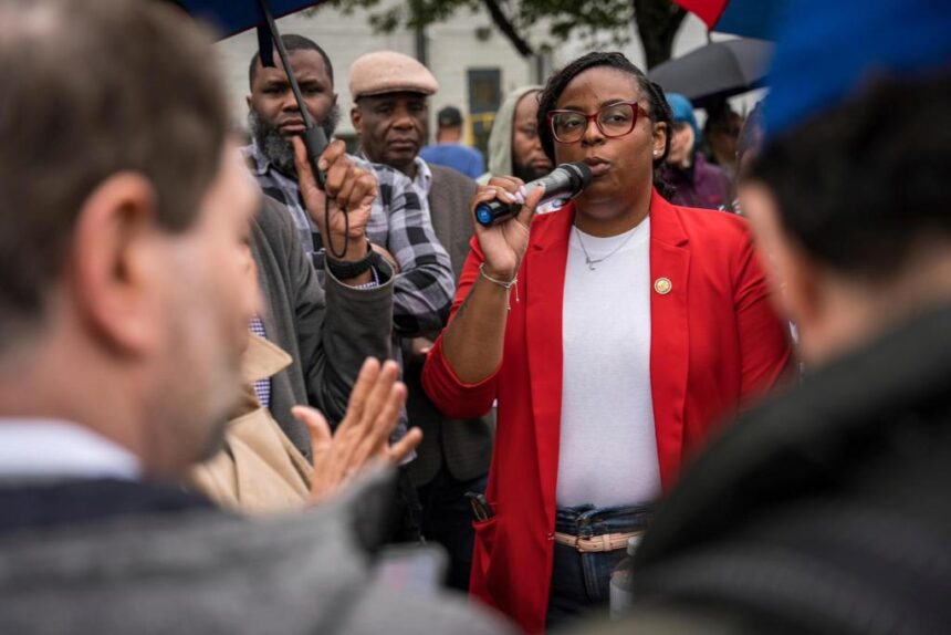 US Rep. LaMonica McIver indicted on federal charges from skirmish at New Jersey immigration center